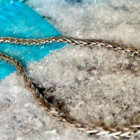 Fortunoff Sterling Silver Braided Chain Necklace - Picture 4 of 7